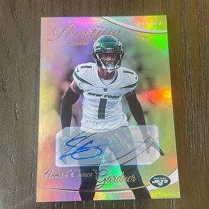 Prestige 2023 New York Jets Ahmad Gardner signed nfl card.